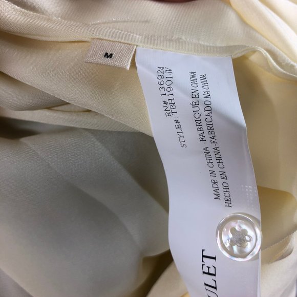 NWT - Ivory long sleeved Blouse Size M - Picture 7 of 7